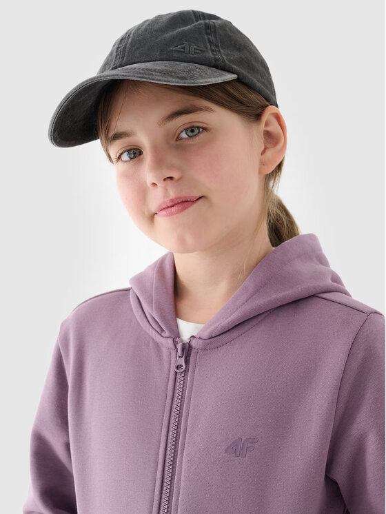 4F 4F Mikina 4FJWMM00TSWSF1315-51S Fialová Regular Fit