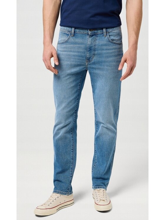 Wrangler Wrangler Jeans Larston Blu Slim Fit