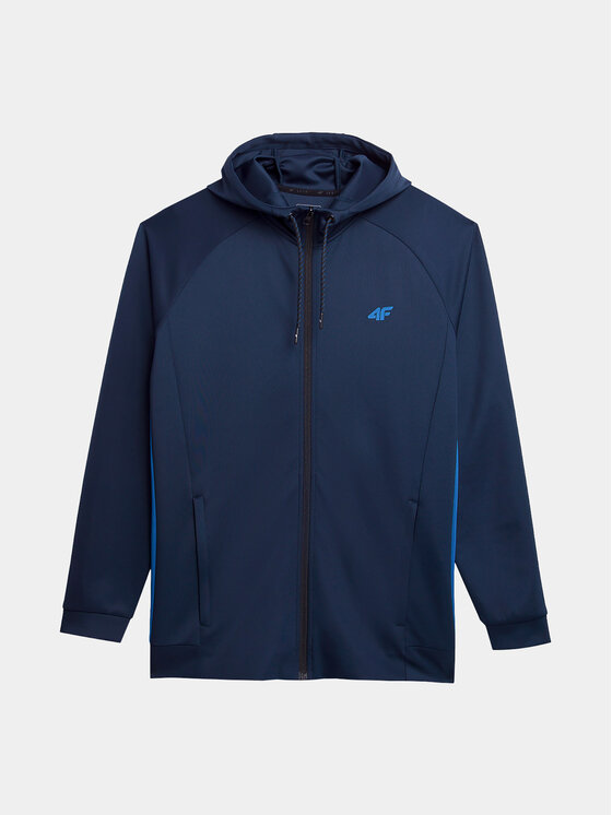 4F 4F Technikai pulóver 4FWSS24TFSWM393 Sötétkék Regular Fit