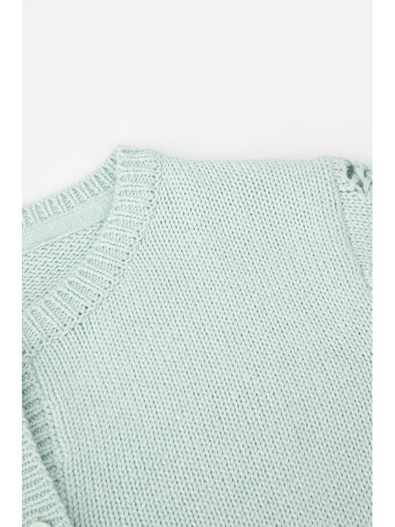 Coccodrillo Coccodrillo Sweter WC4172202GEJ-031 Zielony Regular Fit