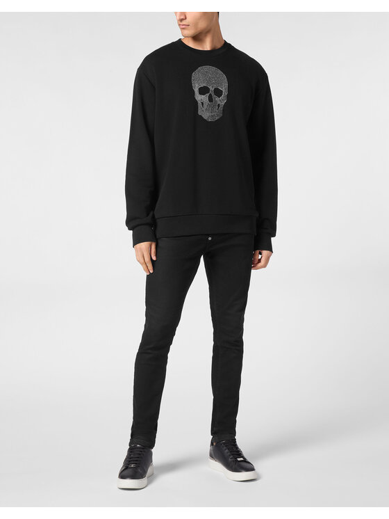 PHILIPP PLEIN PHILIPP PLEIN S dlouhým rukávem 20177 Černá Regular Fit