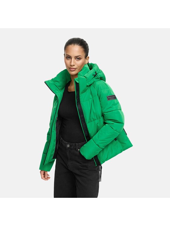 Navahoo Navahoo Kurtka zimowa Frostherz Zielony Regular Fit