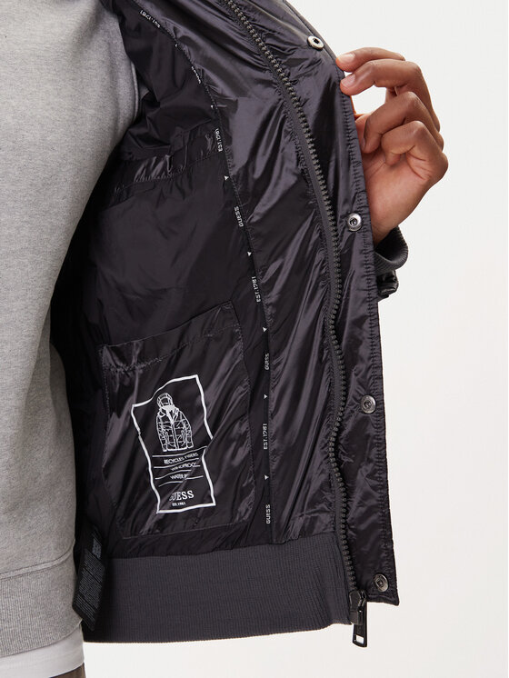 Guess Guess Kurtka zimowa M5BL2L WGZF2 Szary Regular Fit