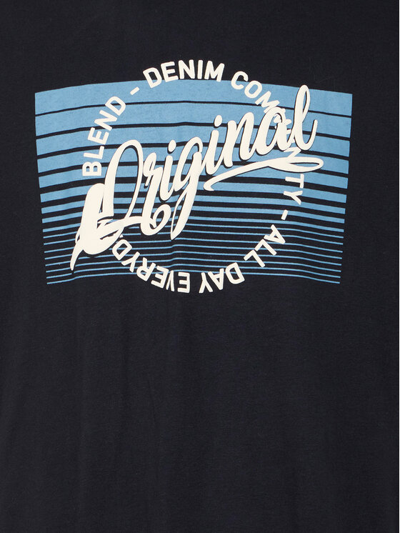 Blend Blend T-Shirt 20717959 Czarny Regular Fit