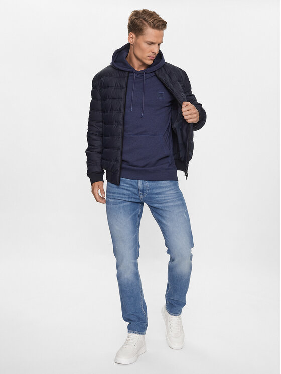BOSS Boss Felpa Wetalk 50468445 Blu scuro Regular Fit