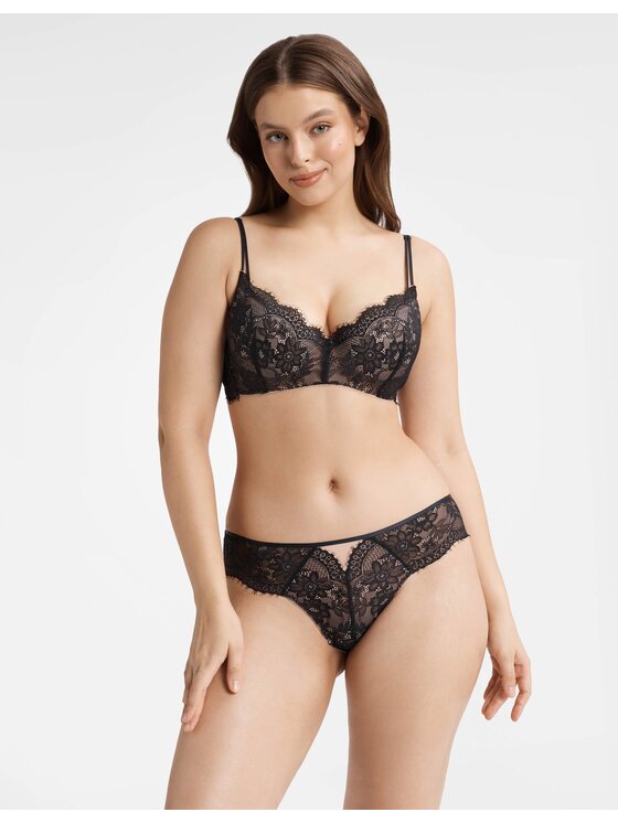 Esotiq Esotiq Biustonosz push-up 40553 Czarny