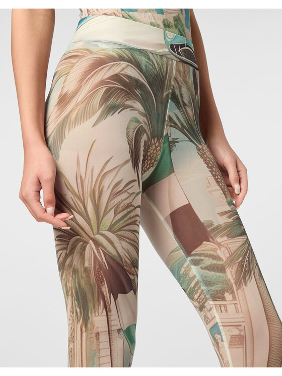 PHILIPP PLEIN PHILIPP PLEIN Legginsy 24883 Kolorowy Skin Tight Fit