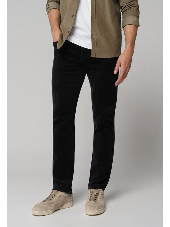 Volcano Volcano Jeansy D-CORTH Czarny Regular Fit