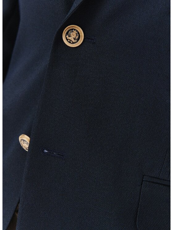 Pako Lorente Pako Lorente Marynarka P24WF-3X-024 Granatowy Slim Fit