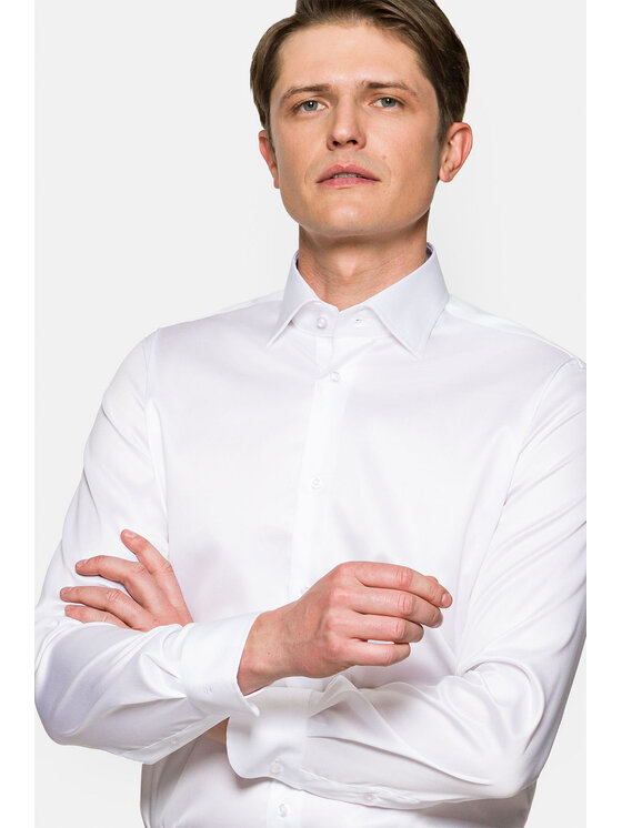 Lancerto Lancerto Koszula Giovani KO0511144030091 Biały Regular Fit