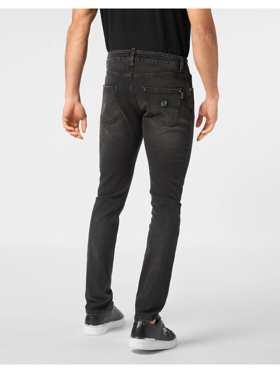 PHILIPP PLEIN PHILIPP PLEIN Jeansy 609 Czarny Straight Leg