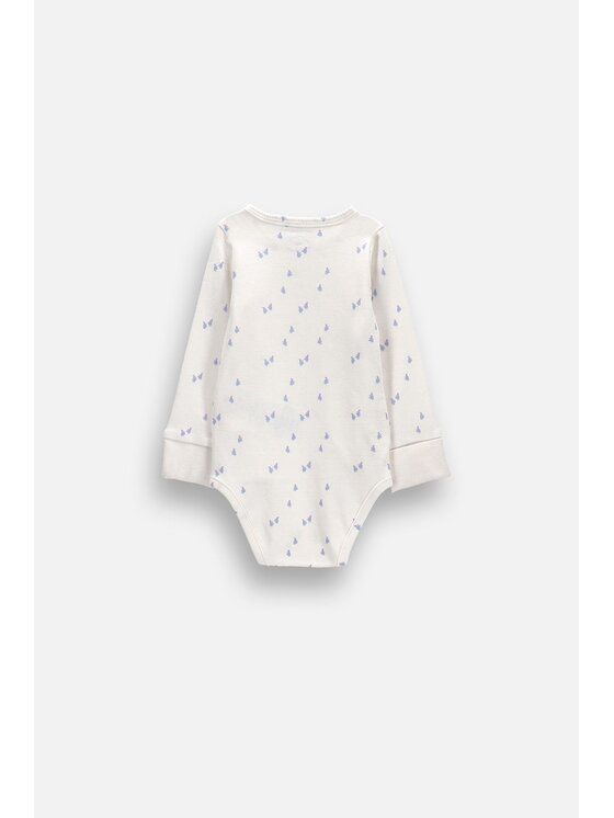 Coccodrillo Coccodrillo Body dziecięce ZC6112601FGN-003 Kremowy Regular Fit