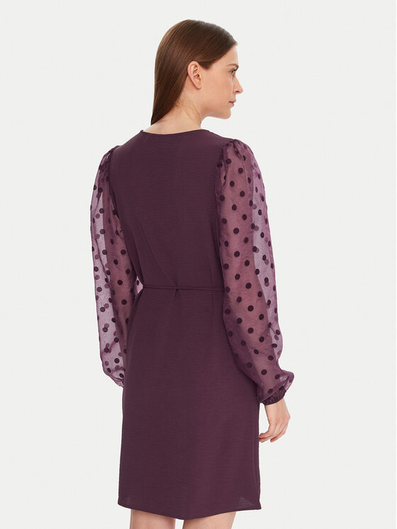 Vero Moda Vero Moda Sukienka koktajlowa Alva 10337473 Fioletowy Regular Fit