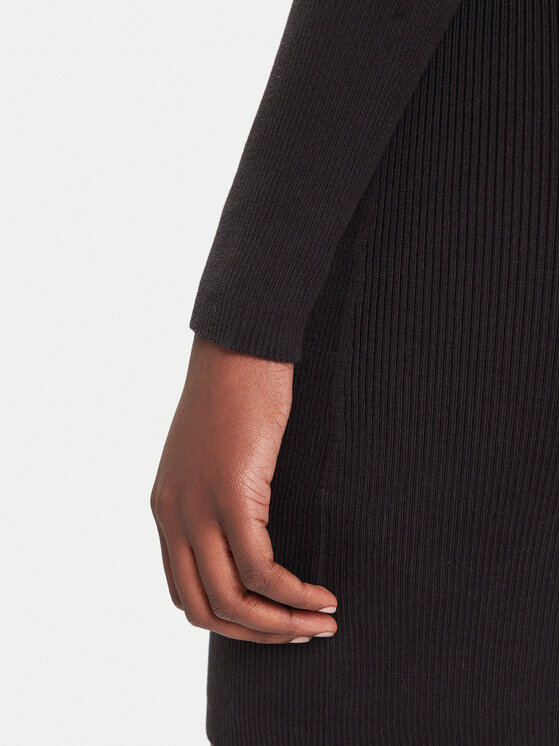 Calvin Klein Jeans Calvin Klein Jeans Φόρεμα καθημερινό LV047D308G Μαύρο Slim Fit
