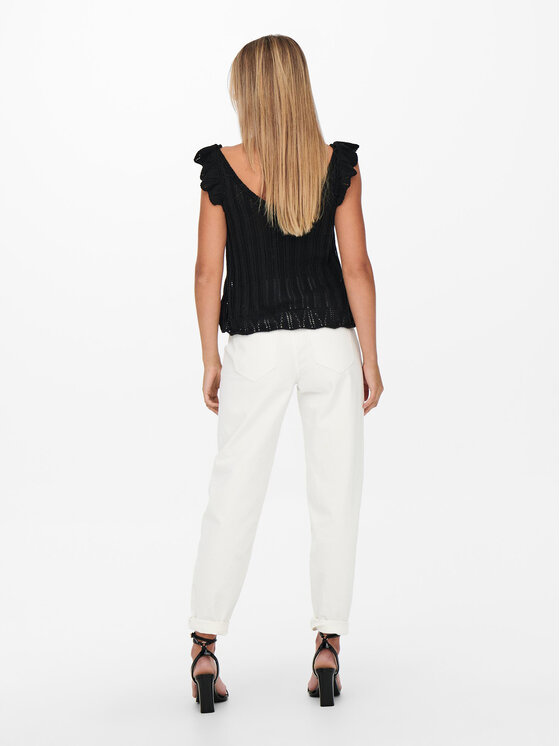 ONLY Jeans Troy 15219708 Weiß Carrot Fit Modivo.de