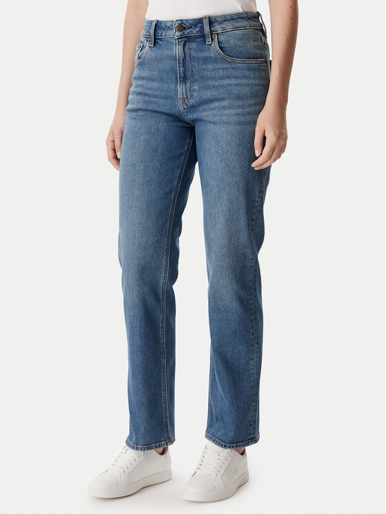 Calvin Klein Jeans Calvin Klein Jeans Дънки LV047F711G Тъмносин Straight Fit