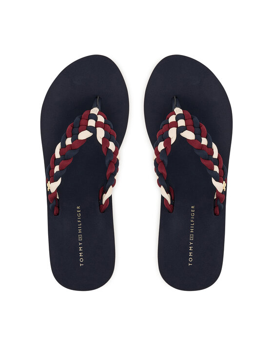 Tommy Hilfiger Tommy Hilfiger Varbavahesandaalid Th Wedge Braided Summer Sandal FW0FW09198 Värviline