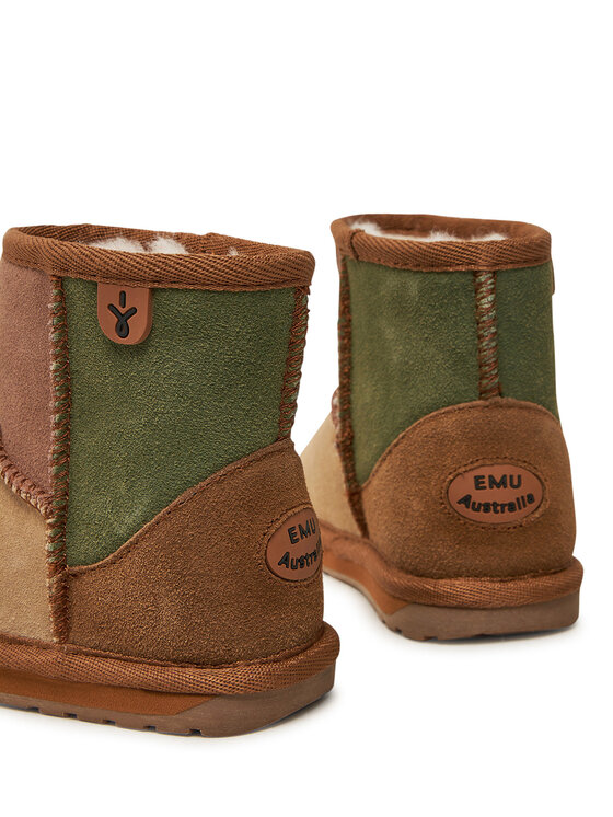 EMU Australia EMU Australia Cizme de zăpadă Wallaby Mini Patchwork K13105 Bej