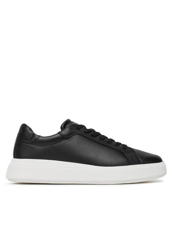 Calvin Klein Calvin Klein Sneakersy Low Top Lace Up Lth HM0HM01016 Czarny