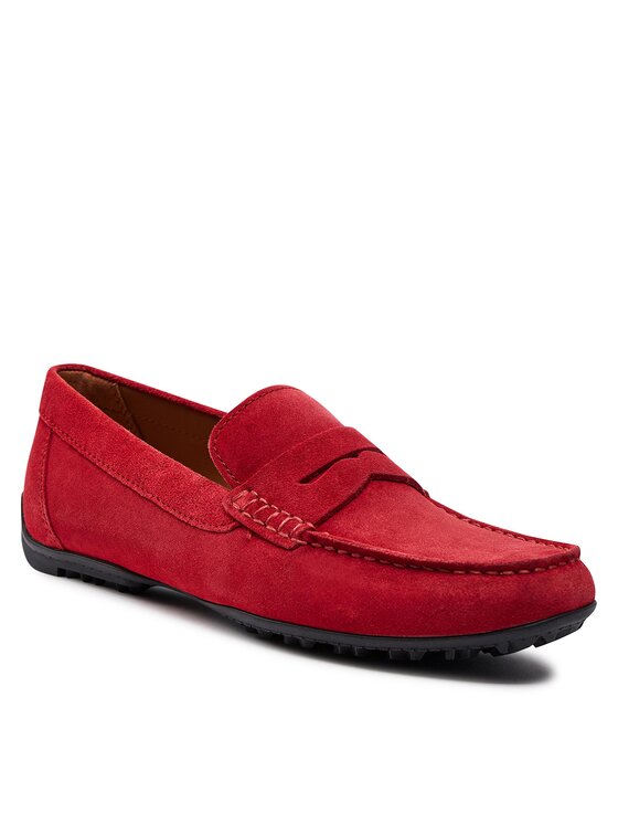 Geox Geox Mokasini U Kosmopolis + Grip U35CFB 00020 C7000 Rdeča
