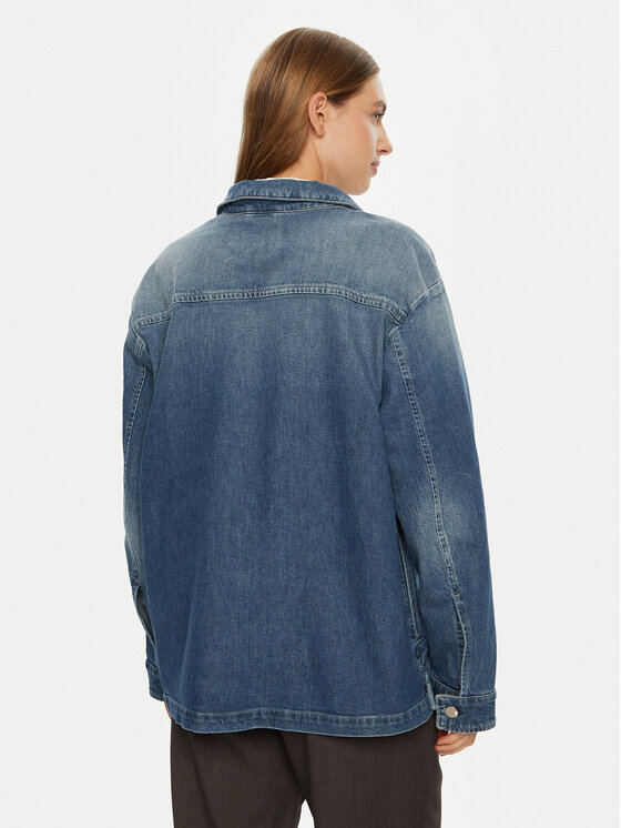 REPLAY REPLAY Koszula jeansowa W7881 .000.773 761 Niebieski Regular Fit