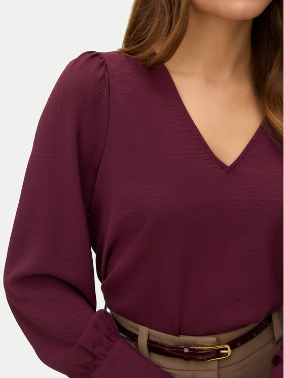 Vero Moda Vero Moda Halenka Esme 10338288 Bordó Regular Fit