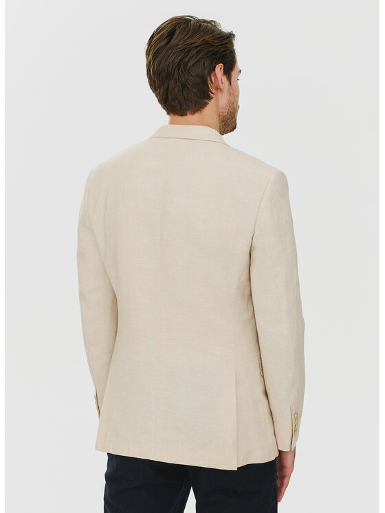 Pako Lorente Pako Lorente Marynarka P24SF-3X-020 Écru Slim Fit