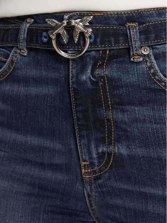 PINKO PINKO Jeans hlače Flora Flare 100166 A2RX Mornarsko modra Regular Fit