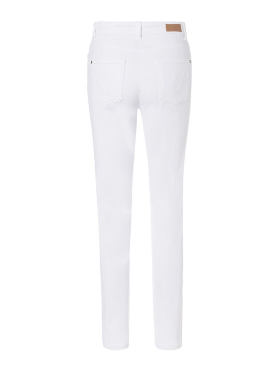 Olsen Olsen Hlače Mona 14000620 Bijela Slim Fit