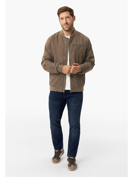Volcano Volcano Kurtka bomber J-BAZIL Brązowy Regular Fit
