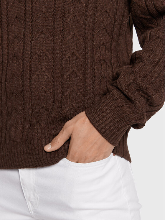 Redefined Rebel Redefined Rebel Maglione Paul 212092 Marrone Regular Fit