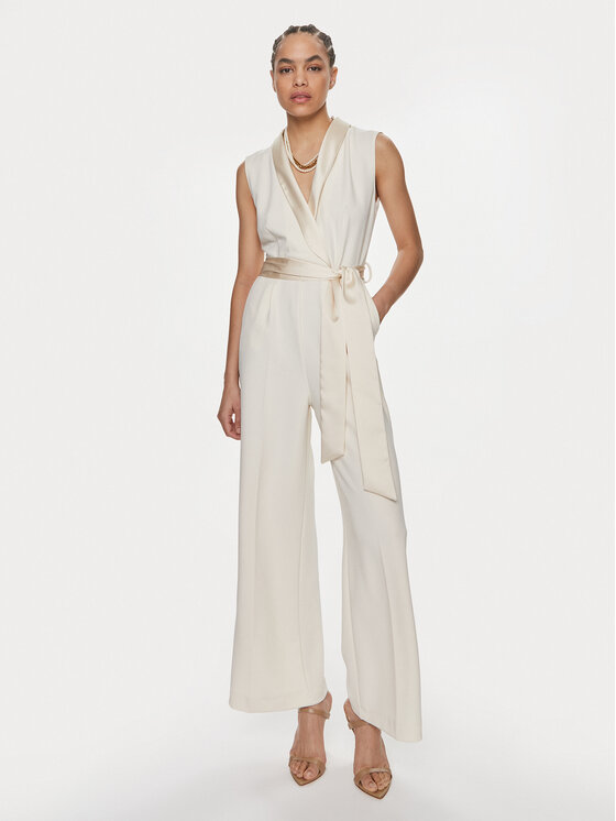 ViCOLO ViCOLO Ολόσωμη φόρμα TB0365 Λευκό Regular Fit