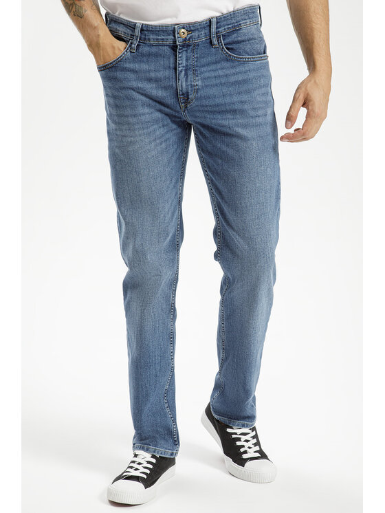 Jeansy Cross Jeans, Rozmiar 33/32, Niebieskie, F 194-700