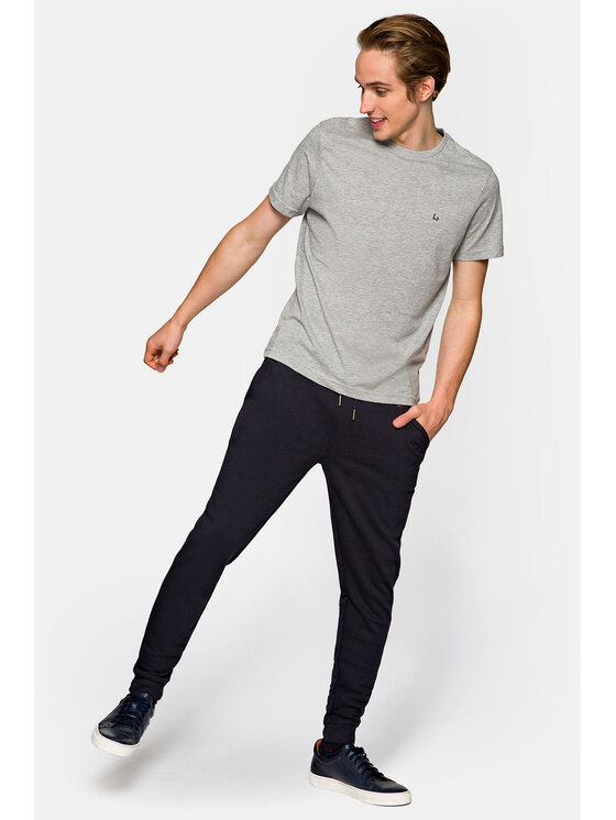Lancerto Lancerto Spodnie dresowe Dax Granatowy Regular Fit