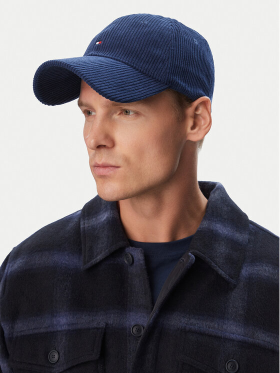 Tommy Hilfiger Tommy Hilfiger Šilterica Flag Cord 6 Panel AM0AM14530 Tamnoplava