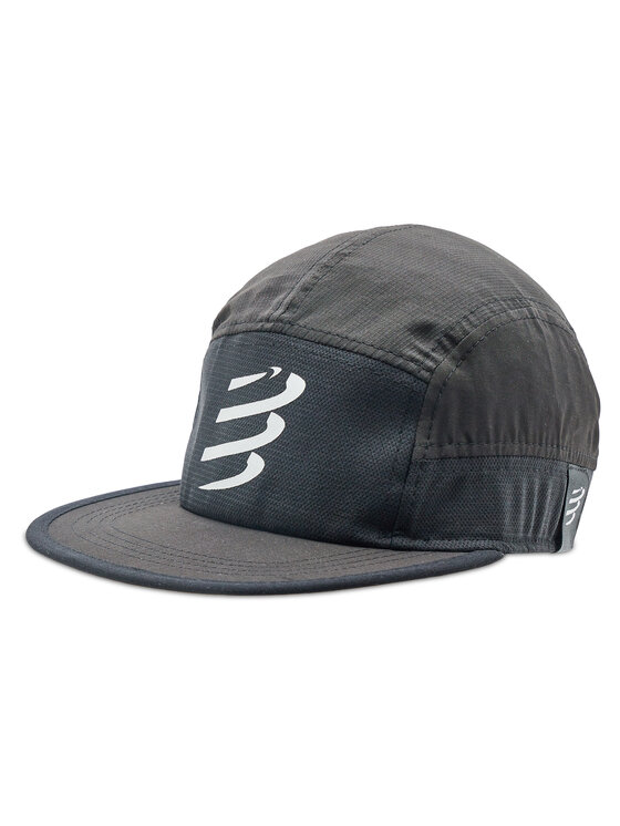 Compressport Kapa S šiltom 5 Panel Light Cap CU00097B Črna