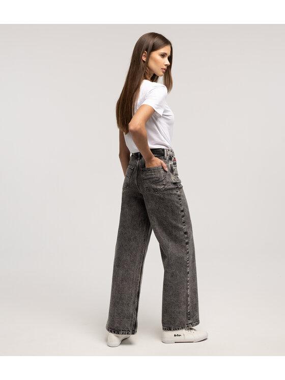 Lee Cooper Lee Cooper Jeansy BELLA 3225 Czarny Wide Leg