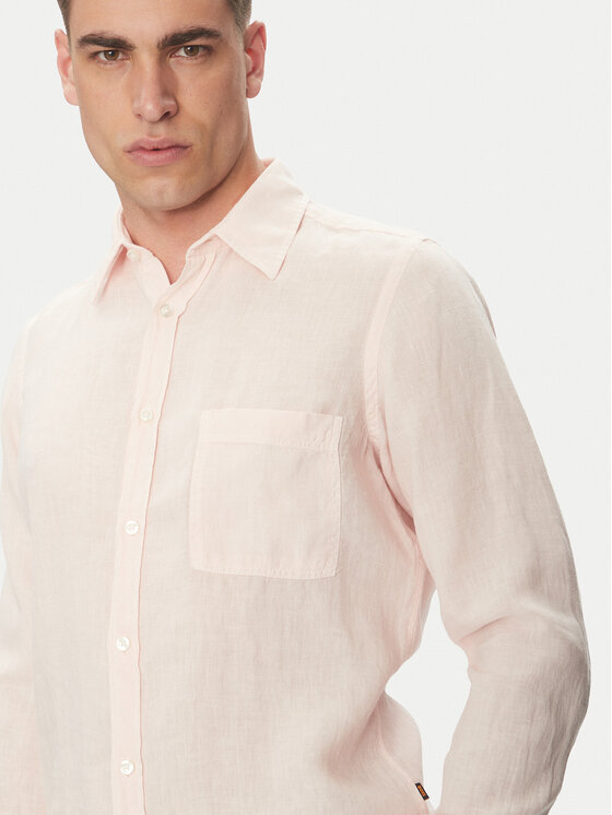 BOSS BOSS Koszula 50537381 Różowy Regular Fit