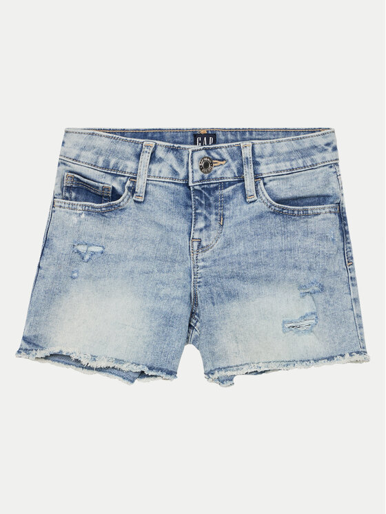Gap Gap Pantaloni scurți de blugi 603115-00 Albastru Regular Fit