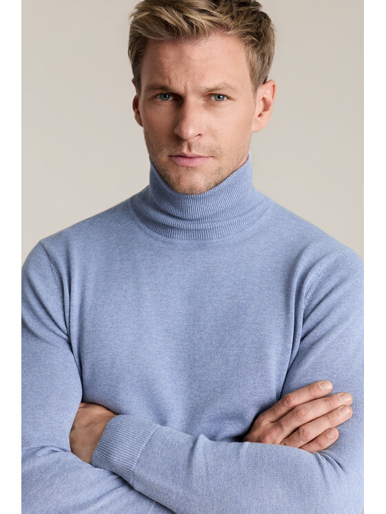Lancerto Lancerto Sweter Jesse SW073226000054 Niebieski Regular Fit