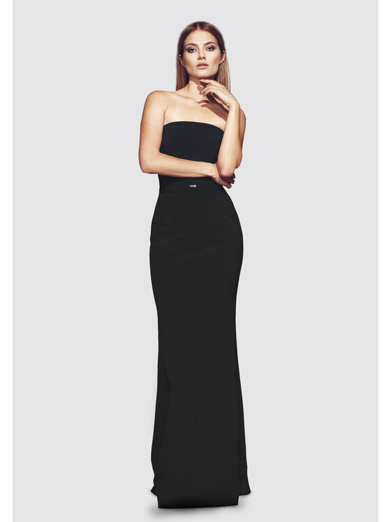 Kasia Zapała Kasia Zapała Sukienka elegancka Gaja Czarny Slim Fit