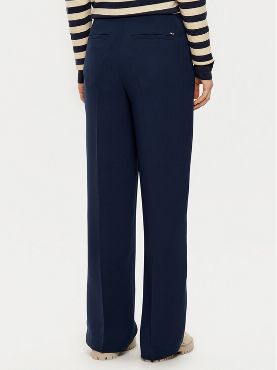 Tommy Hilfiger Tommy Hilfiger Hlače WW0WW45445 Tamnoplava Regular Fit