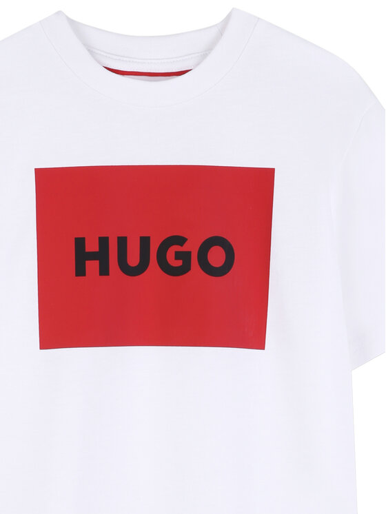 HUGO HUGO Tričko G00572 S Biela Regular Fit