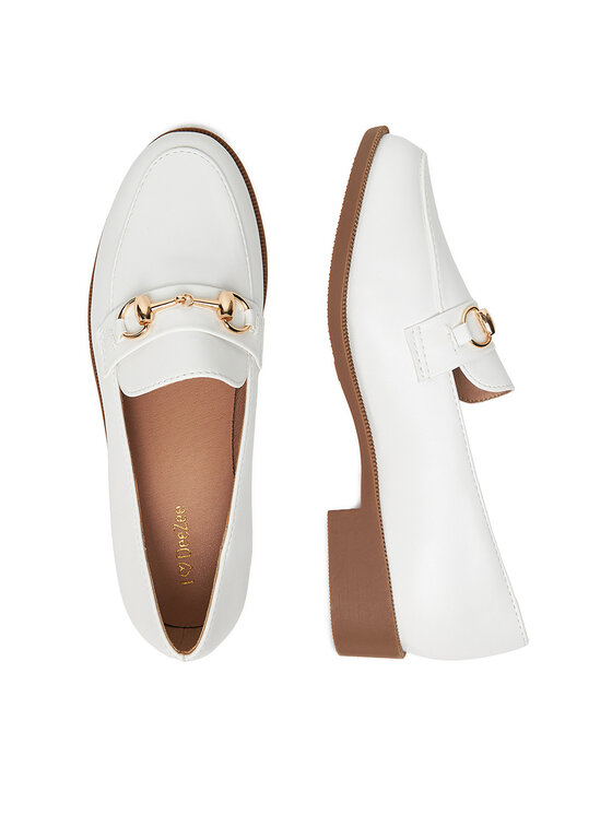 DeeZee DeeZee Loafersy 2024-64 Biały