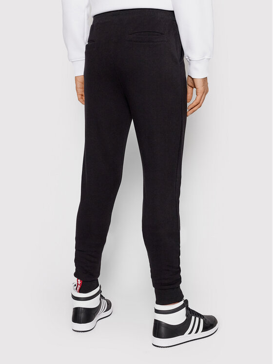 Alpha Industries Alpha Industries Spodnie dresowe Big Letters 126343 Czarny Regular Fit