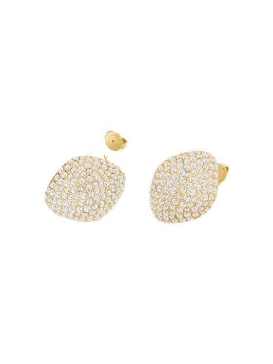 Rosefield Rosefield Kolczyki Pavé Collection Złoty