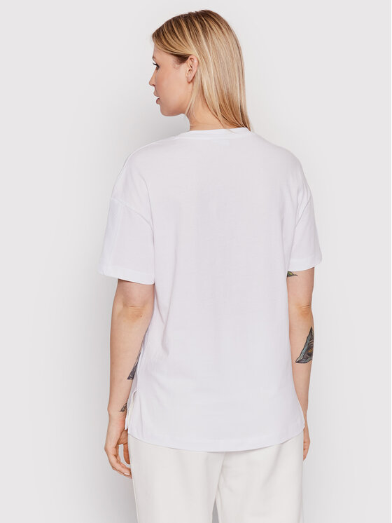 Diadora Diadora T-Shirt Floss 102.178185 Biały Regular Fit