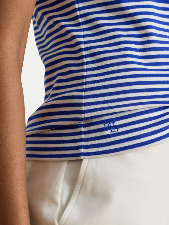 LAUREN RALPH LAUREN LAUREN RALPH LAUREN Тишърт 200P03721004 Син Slim Fit