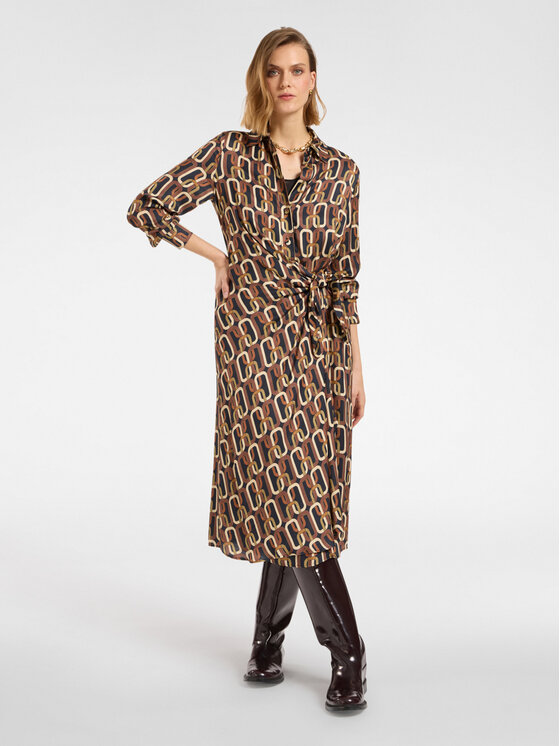 Elena Mirò Elena Mirò Vestito 7434P100261N002 Marrone Regular Fit