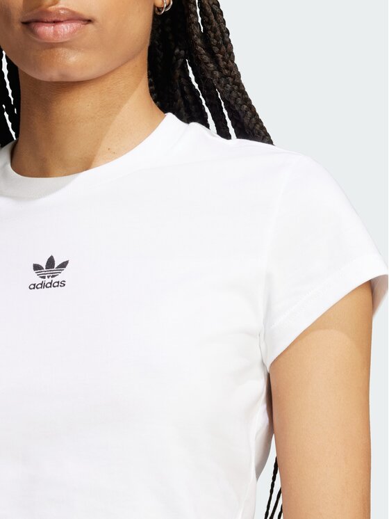 adidas adidas T-Shirt Essentials Slim Tee Biały Slim Fit